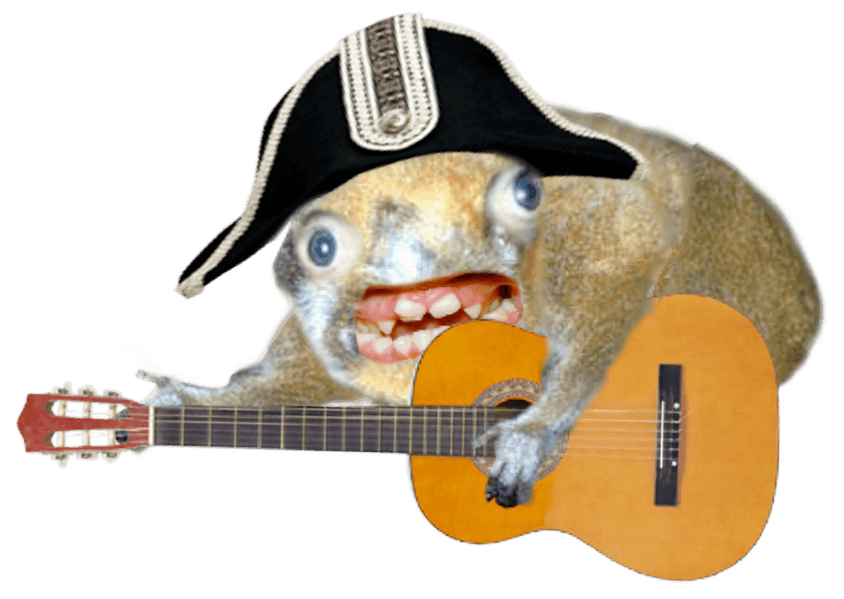 Spong Monkey with Guitar